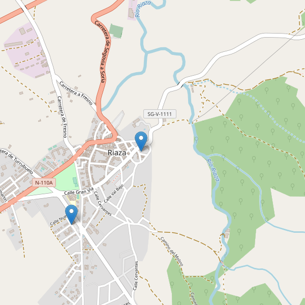 Thumbnail Mapa de supermercados en Riaza