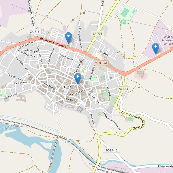 Thumbnail Mapa de supermercados en Toro