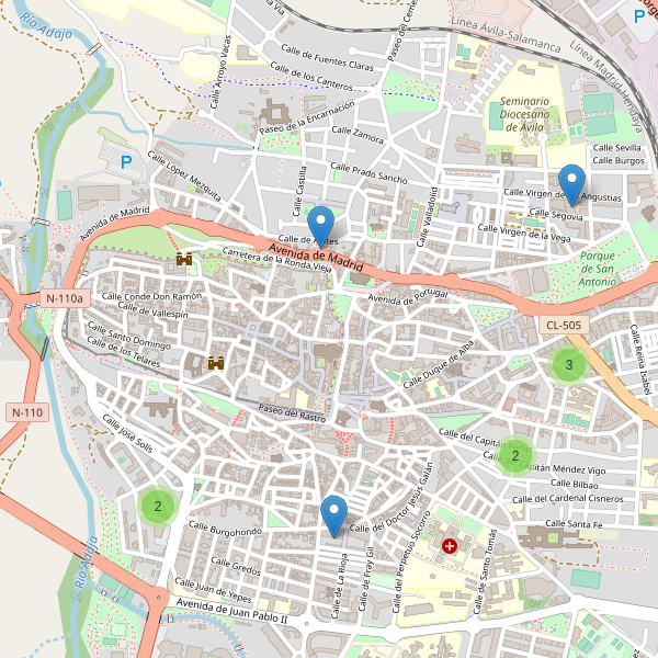 Thumbnail Mapa de supermercados en Ávila