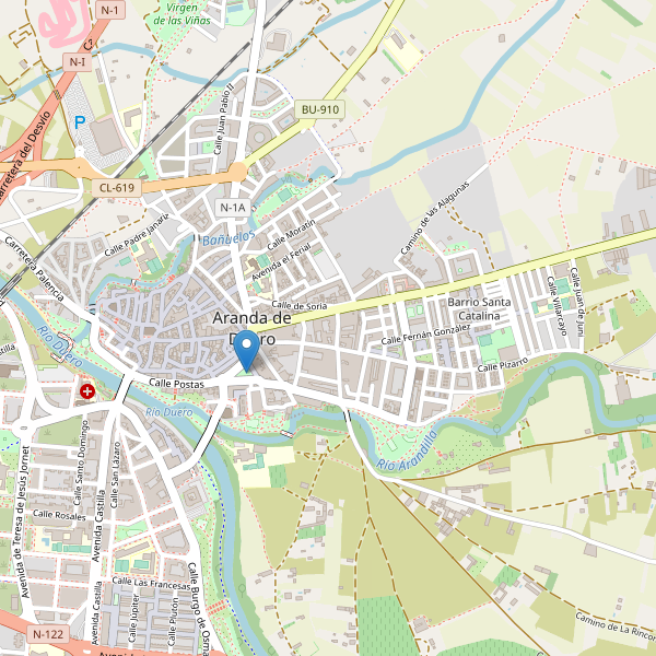 Mapa de taxi en Aranda de Duero Thumbnail