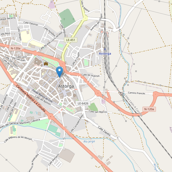 Mapa de taxi en Astorga Thumbnail