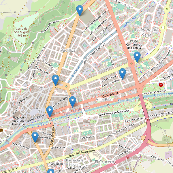 Mapa de taxi en Burgos Thumbnail