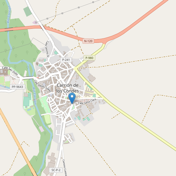 Mapa de taxi en Carrión de los Condes Thumbnail