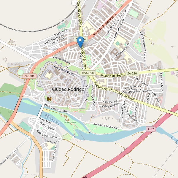 Mapa de taxi en Ciudad Rodrigo Thumbnail