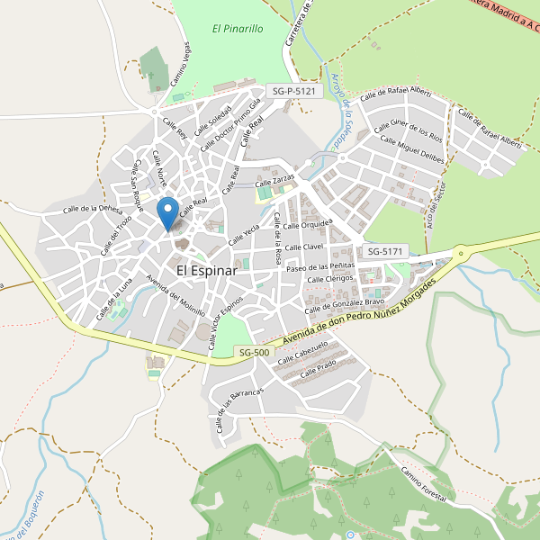 Mapa de taxi en El Espinar Thumbnail