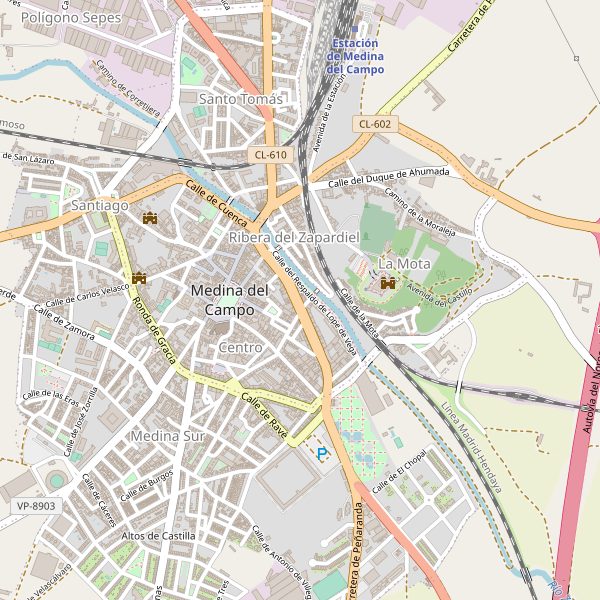 Mapa de taxi en Medina del Campo Thumbnail