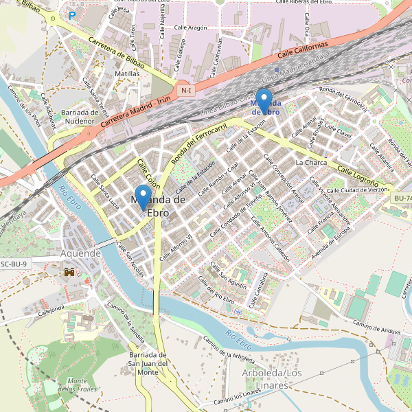 Mapa de taxi en Miranda de Ebro Thumbnail