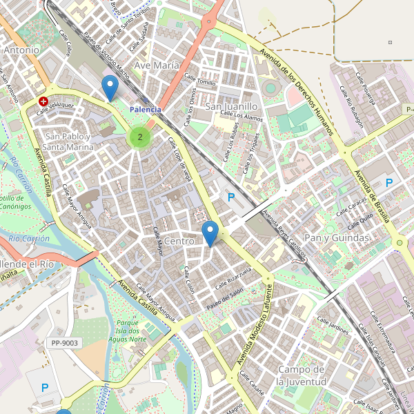 Mapa de taxi en Palencia Thumbnail
