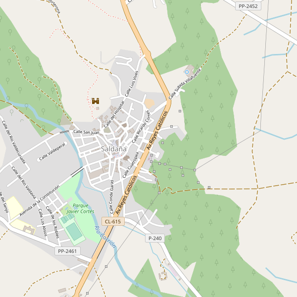 Mapa de taxi en Saldaña Thumbnail