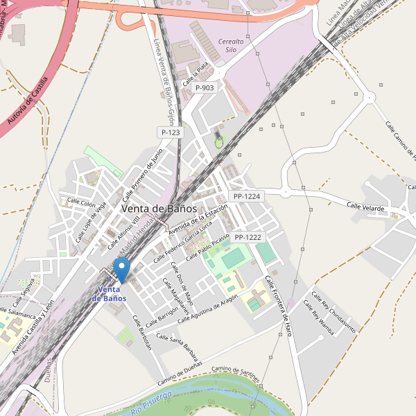 Mapa de taxi en Venta de Baños Thumbnail