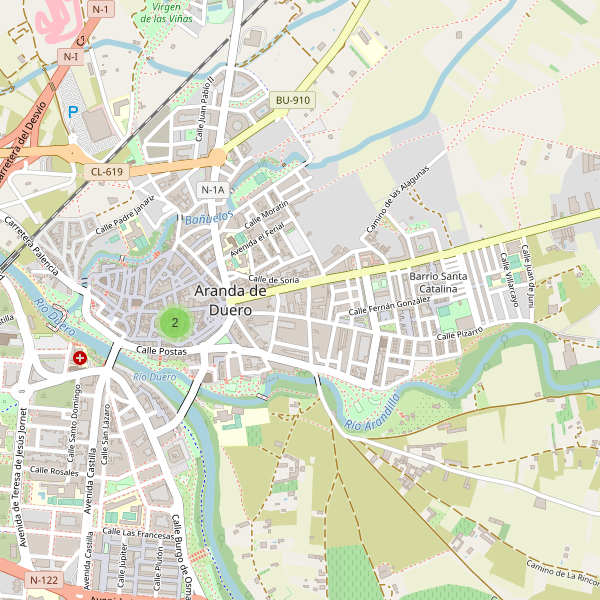 Thumbnail Mapa de teatros en Aranda de Duero