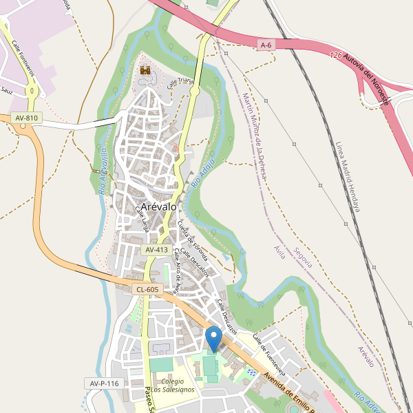 Thumbnail Mapa de teatros en Arévalo