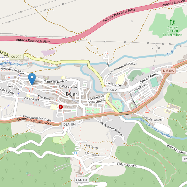 Thumbnail Mapa de teatros en Béjar