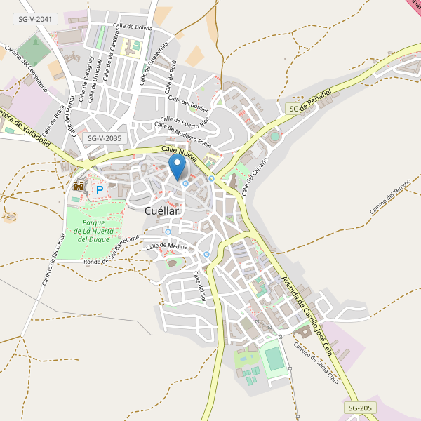 Thumbnail Mapa de teatros en Cuéllar