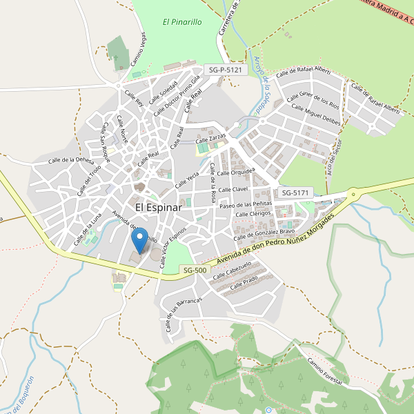 Thumbnail Mapa de teatros en El Espinar