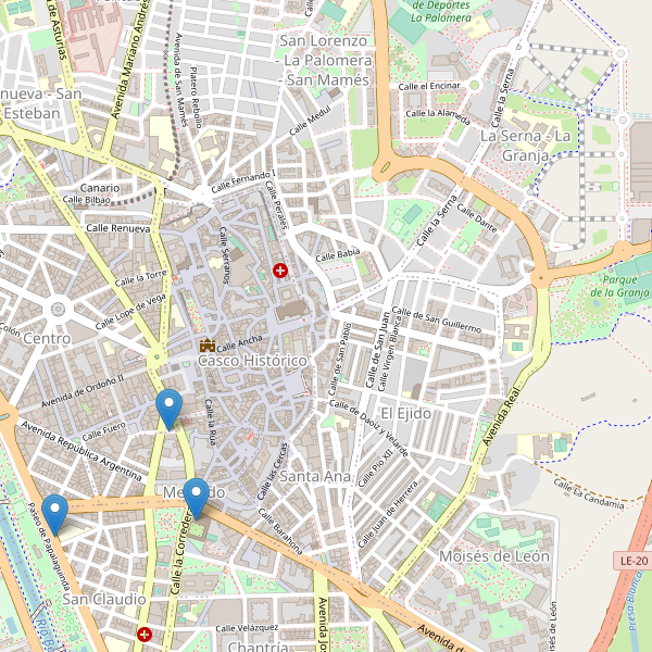 Thumbnail Mapa de teatros en León