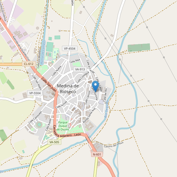 Thumbnail Mapa de teatros en Medina de Rioseco