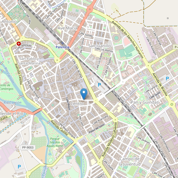 Thumbnail Mapa de teatros en Palencia