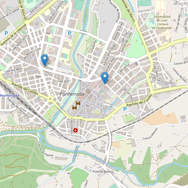 Thumbnail Mapa de teatros en Ponferrada