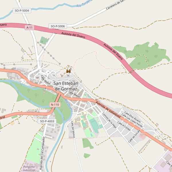 Thumbnail Mapa de teatros en San Esteban de Gormaz