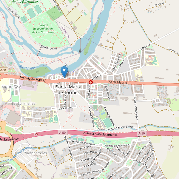 Thumbnail Mapa de teatros en Santa Marta de Tormes