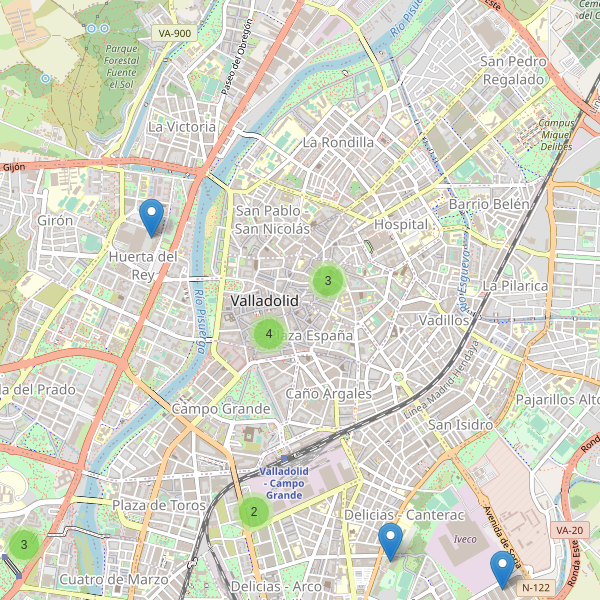 Thumbnail Mapa de teatros en Valladolid