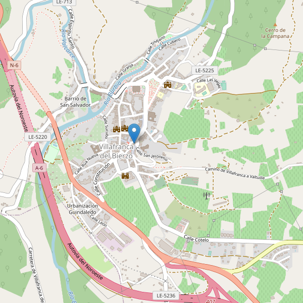 Thumbnail Mapa de teatros en Villafranca del Bierzo