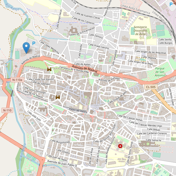 Thumbnail Mapa de teatros en Ávila
