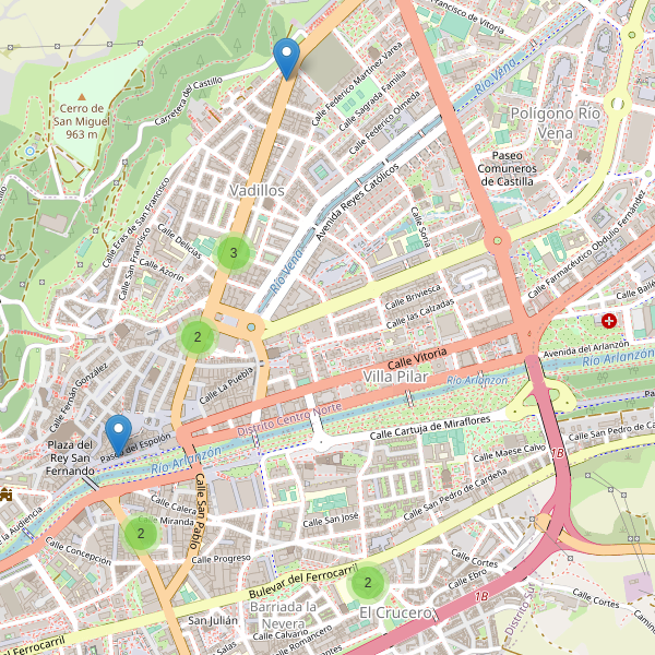 Mapa de telefonos en Burgos Thumbnail