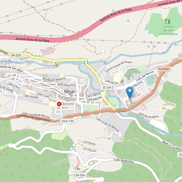 Mapa de telefonos en Béjar Thumbnail