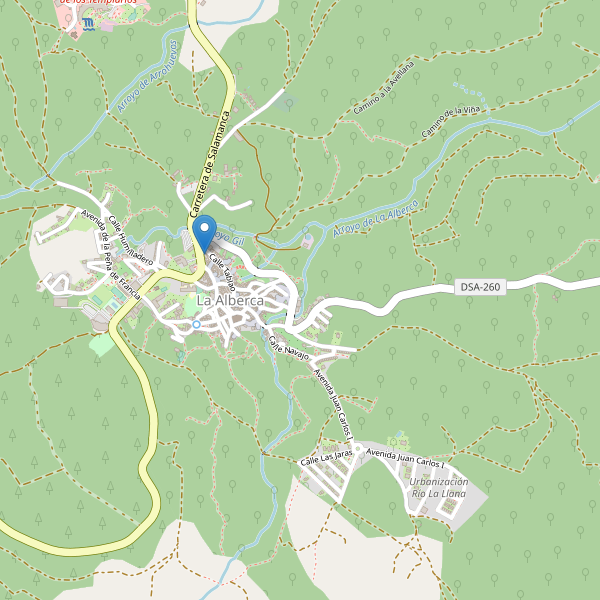 Mapa de telefonos en La Alberca Thumbnail