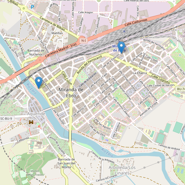 Mapa de telefonos en Miranda de Ebro Thumbnail