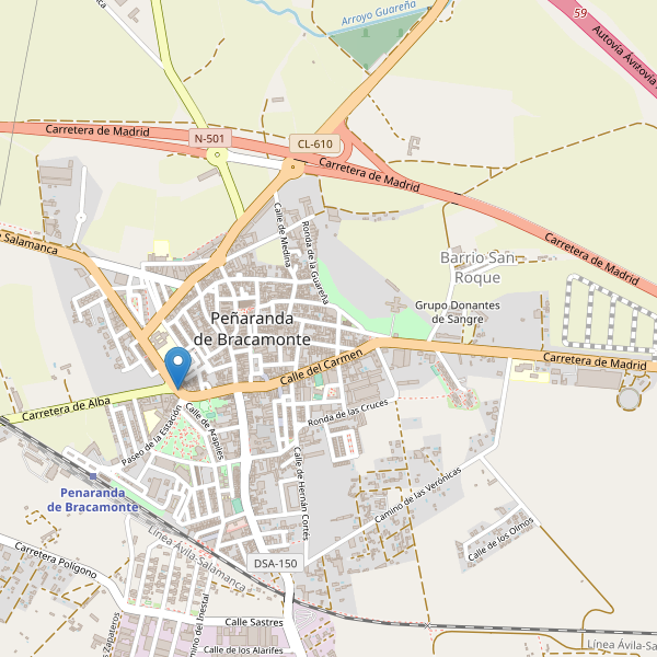 Mapa de telefonos en Peñaranda de Bracamonte Thumbnail