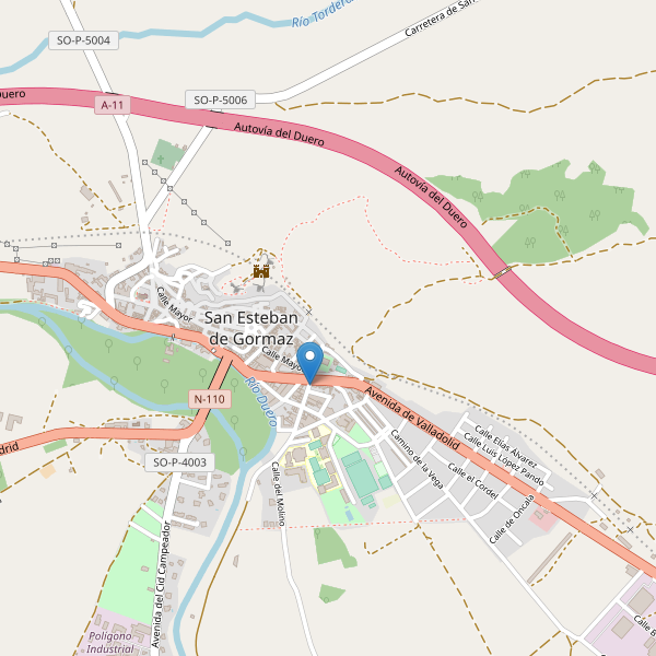 Mapa de telefonos en San Esteban de Gormaz Thumbnail