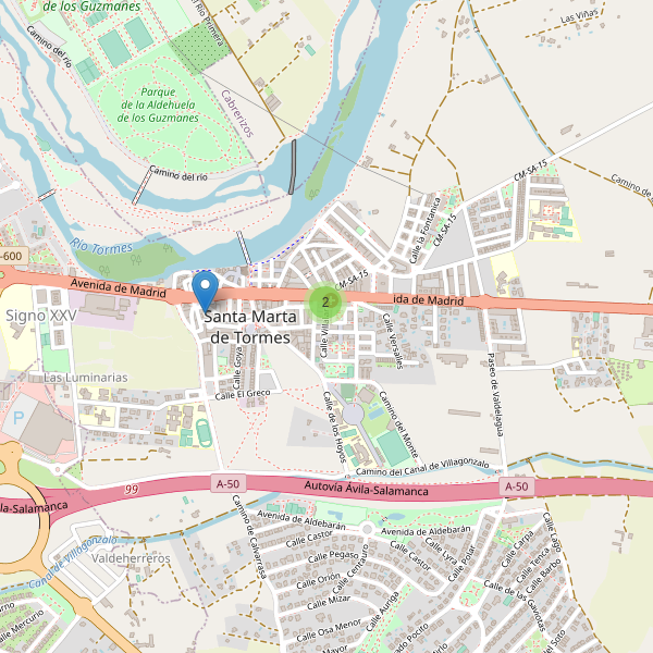 Mapa de telefonos en Santa Marta de Tormes Thumbnail