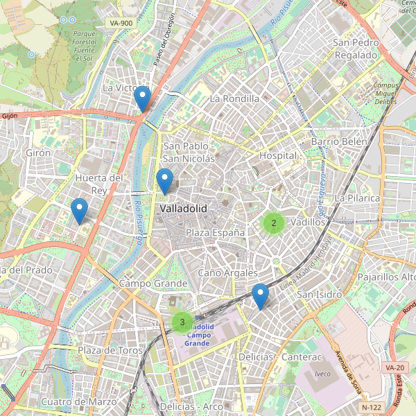 Mapa de telefonos en Valladolid Thumbnail