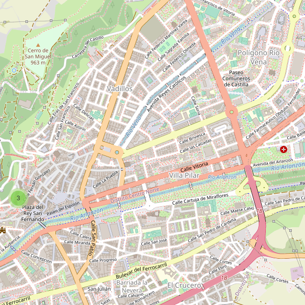 Mapa de vistas en Burgos Thumbnail