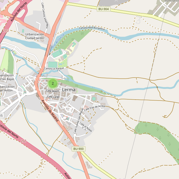 Mapa de vistas en Lerma Thumbnail