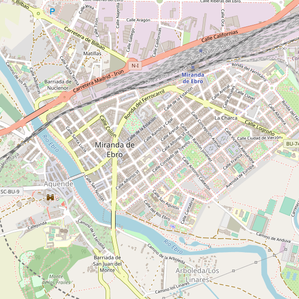 Mapa de vistas en Miranda de Ebro Thumbnail