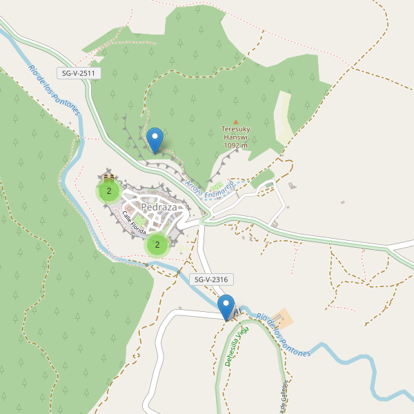 Mapa de vistas en Pedraza Thumbnail