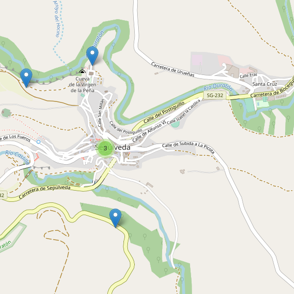 Mapa de vistas en Sepúlveda Thumbnail