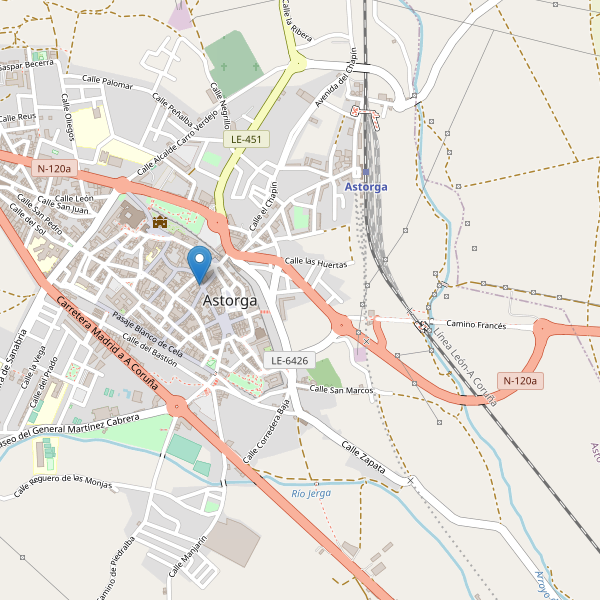 Mapa de zapatos en Astorga Thumbnail