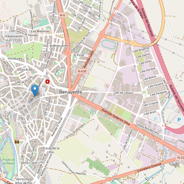 Mapa de zapatos en Benavente Thumbnail