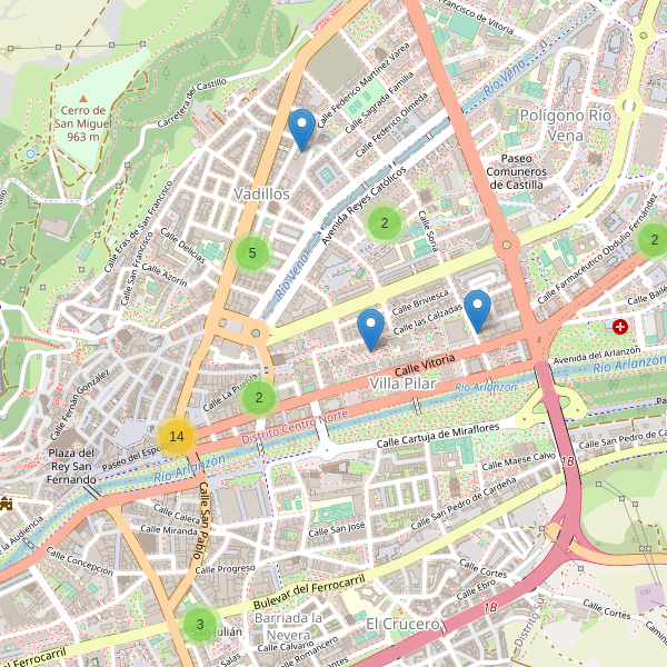 Mapa de zapatos en Burgos Thumbnail