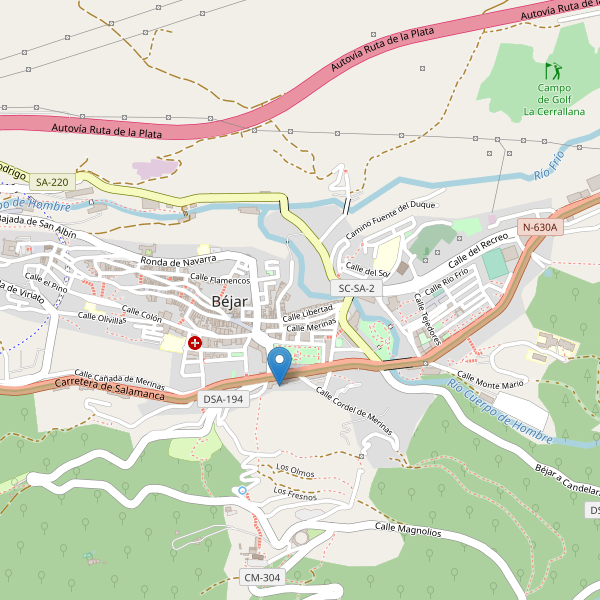 Mapa de zapatos en Béjar Thumbnail