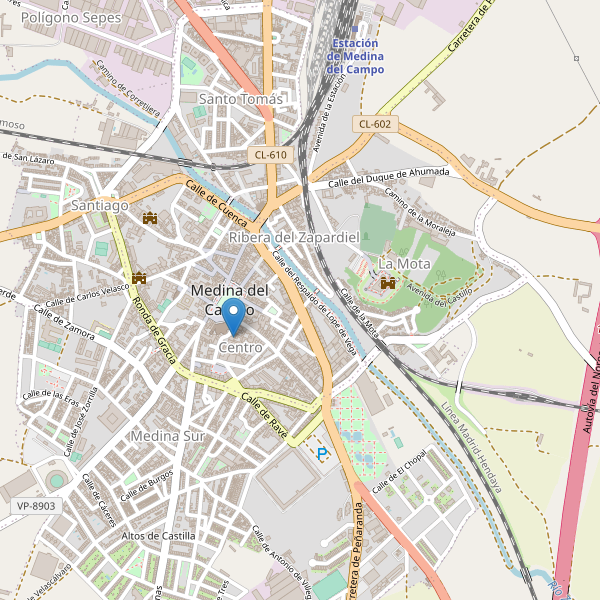 Mapa de zapatos en Medina del Campo Thumbnail