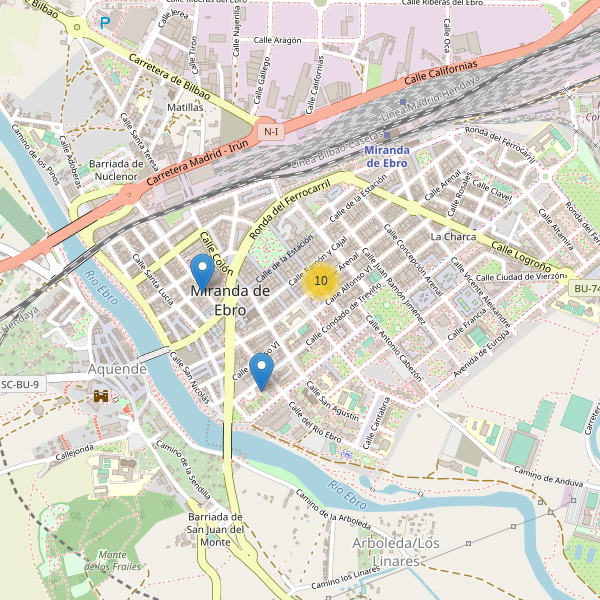 Mapa de zapatos en Miranda de Ebro Thumbnail