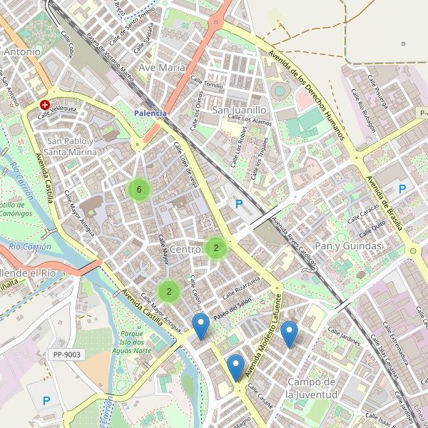 Mapa de zapatos en Palencia Thumbnail