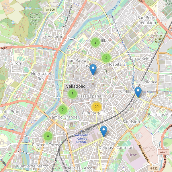 Mapa de zapatos en Valladolid Thumbnail