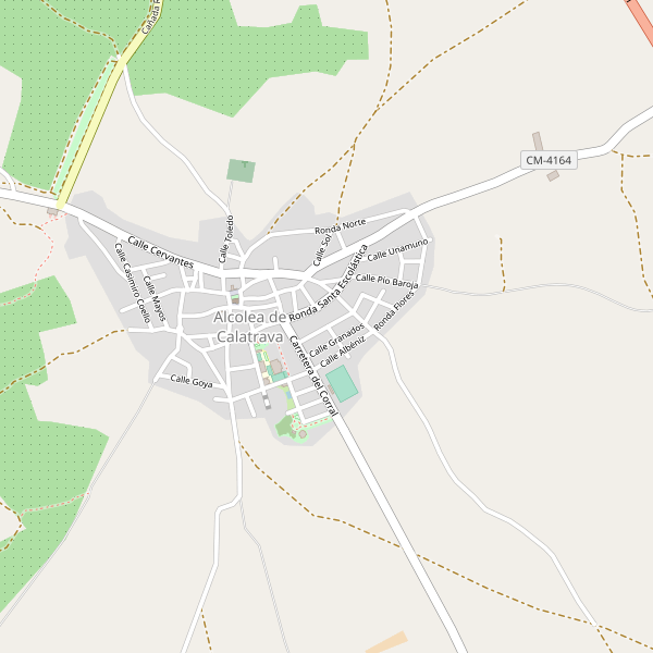 Mapa de hoteles en Alcolea de Calatrava Thumbnail
